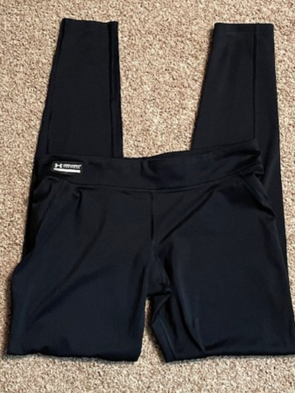 Under Armour Tactical Black Fitted Coldgear Leggings - S